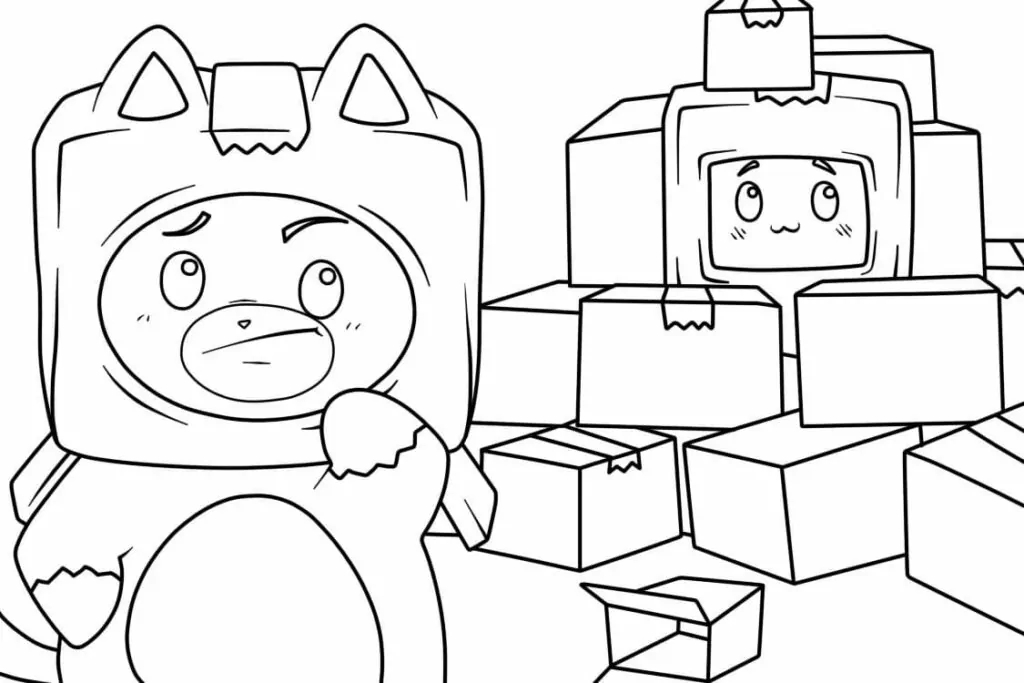 Boxy-and-Foxy-Lankybox-coloring-page