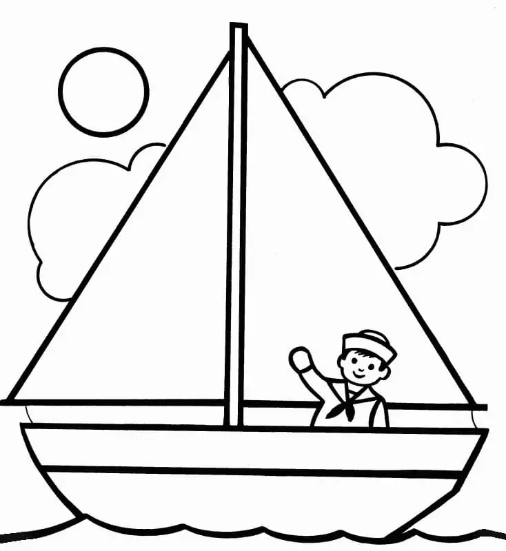 Boy on Boat