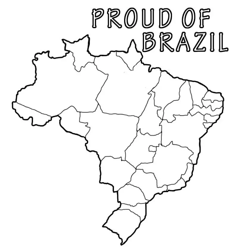 Brasilien Karte 1