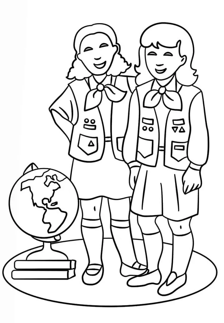 Brownie Girls Scout