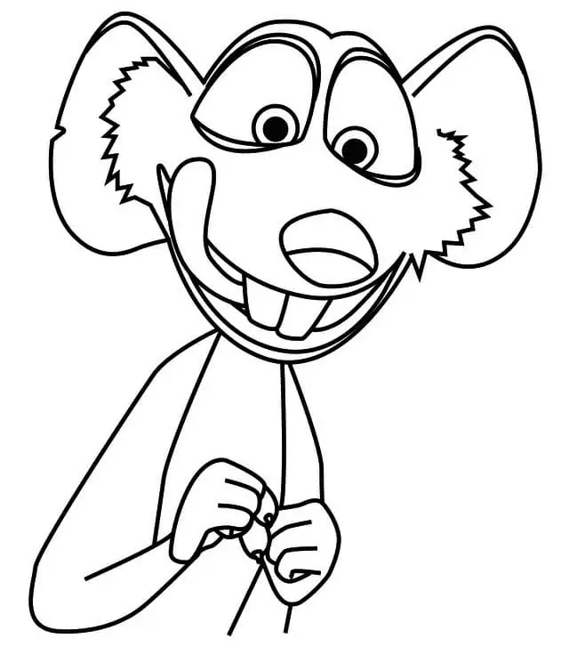 Mole from The Nut Job Coloring Page - Free Printable Coloring Pages for ...