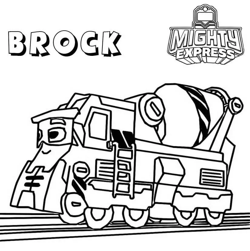 Builder Brock from Mighty Express