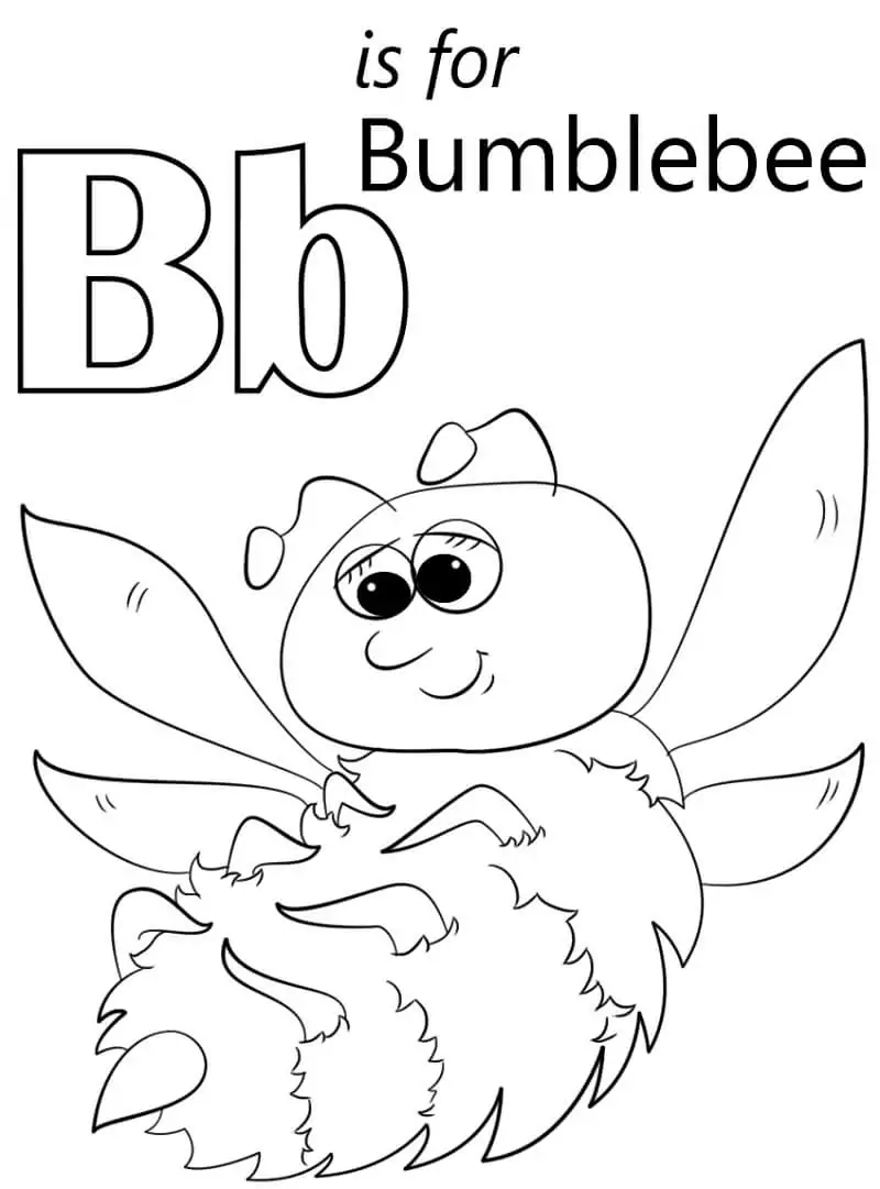 Bumblebee Letter B
