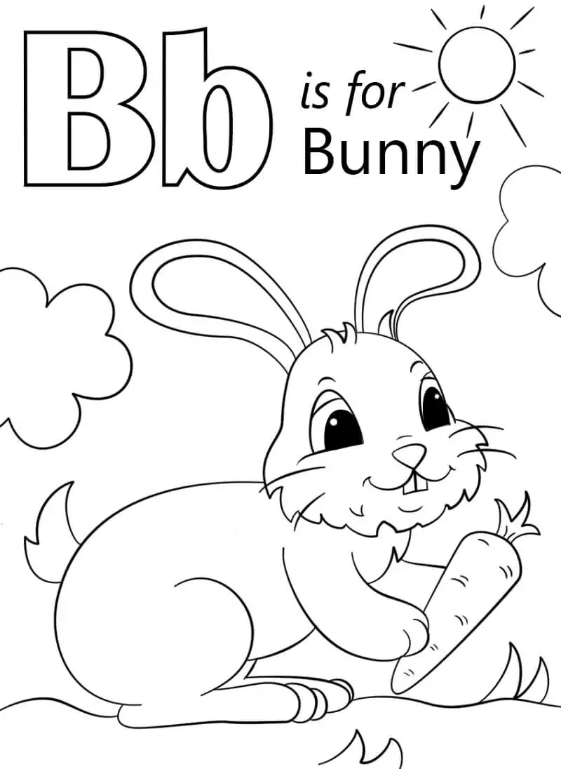 Bunny Letter B