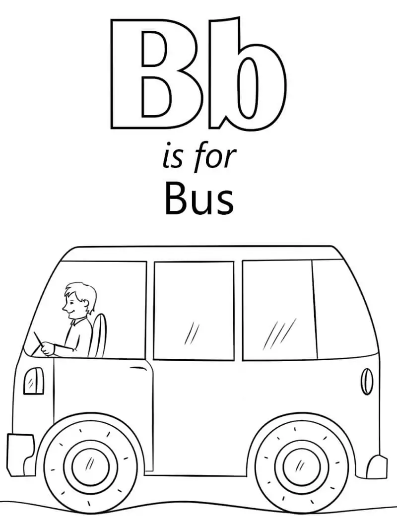 Bus Buchstabe B