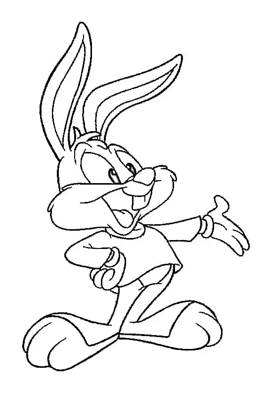 Buster Bunny Smiling