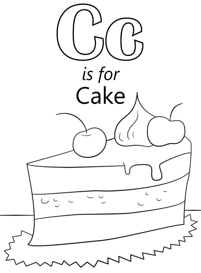 Kuchen Buchstabe C