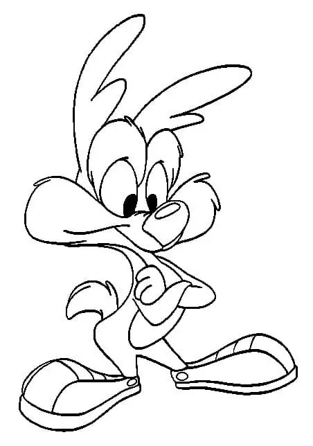 Calamity Coyote from Tiny Toon Adventures