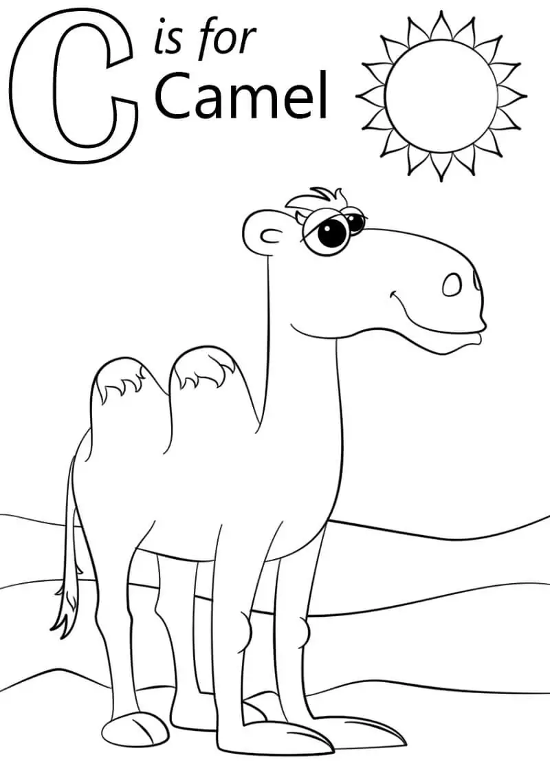 Camel Letter C
