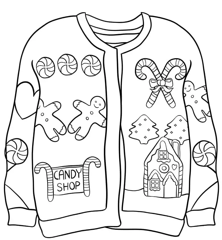 Candy Shop Christmas Sweater