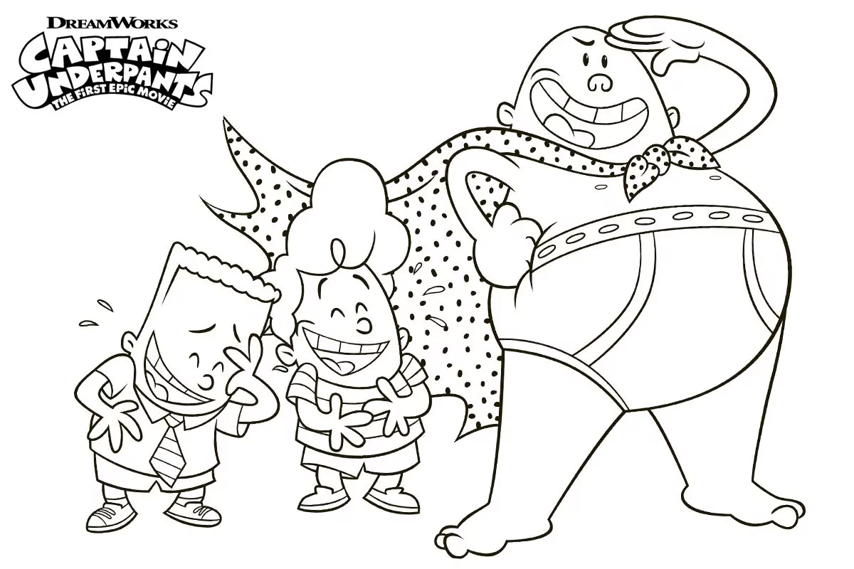 Captain Underpants With George And Harold