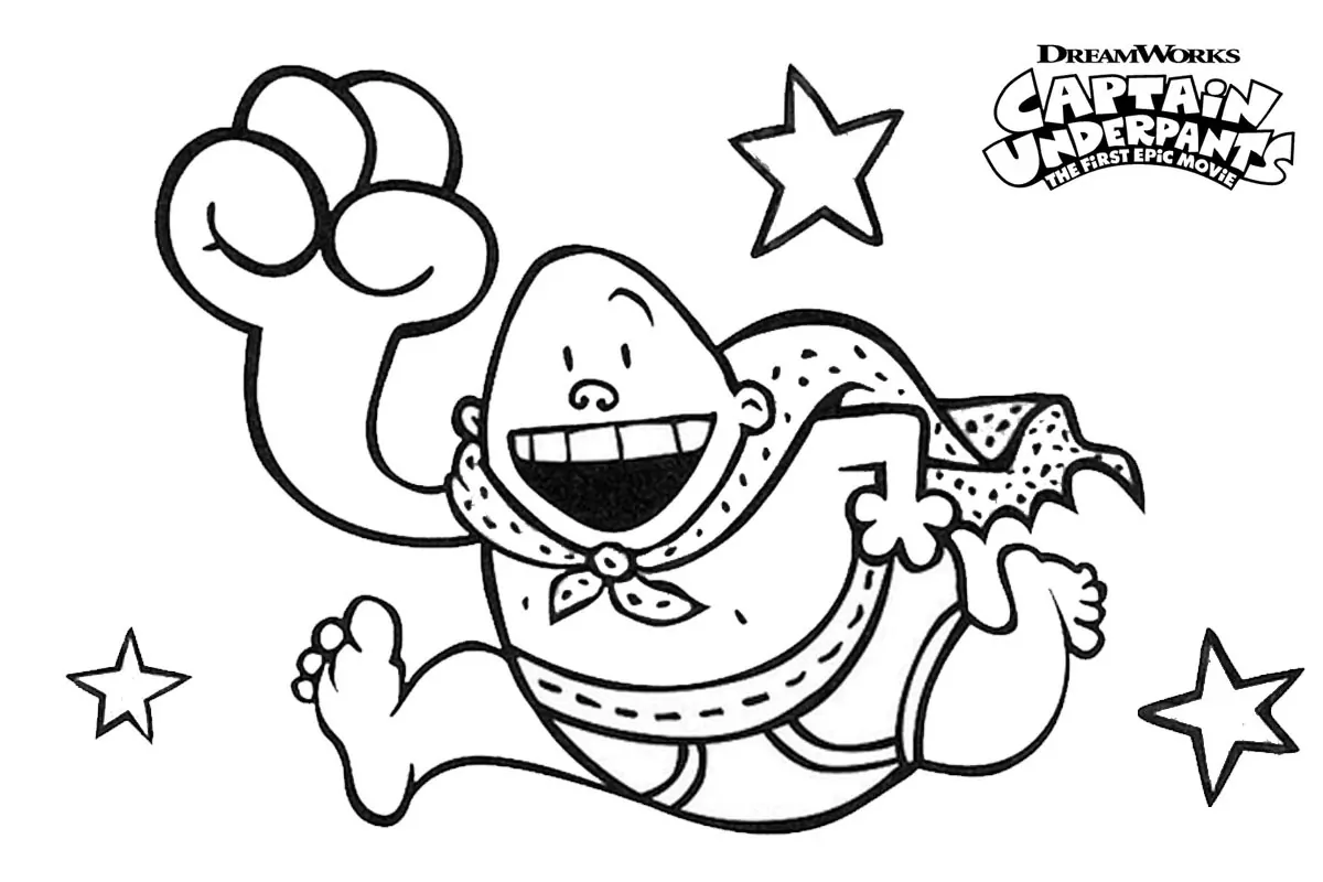 Captain Underpants With Stars
