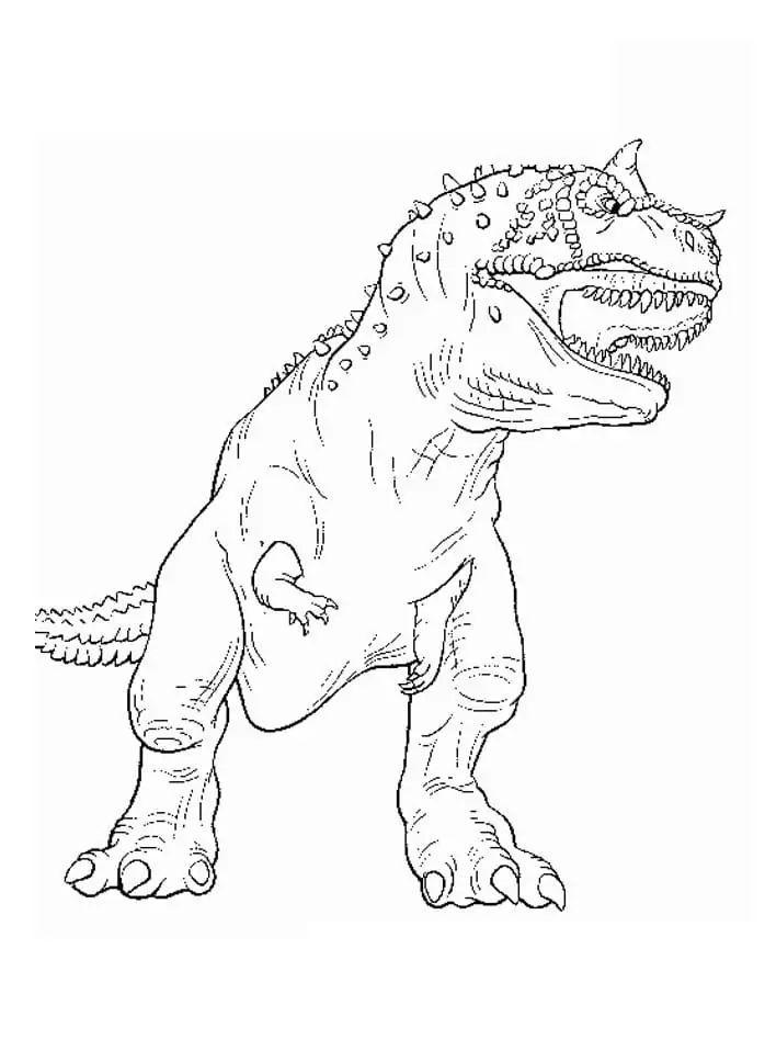 Carnotaurus Coloring Pages - Free Printable Coloring Pages for Kids