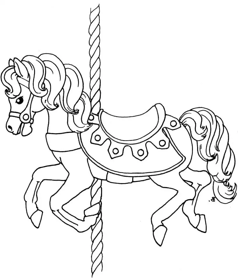 Carousel Horse to Print