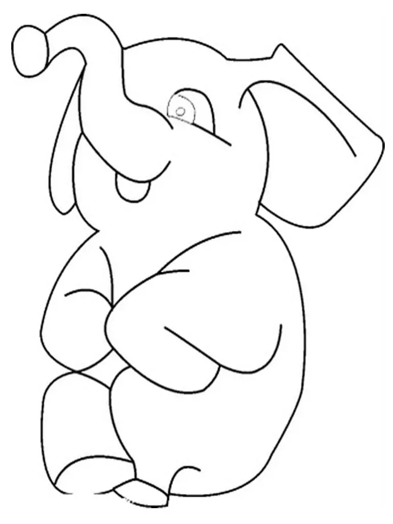 Karikatur Elefant