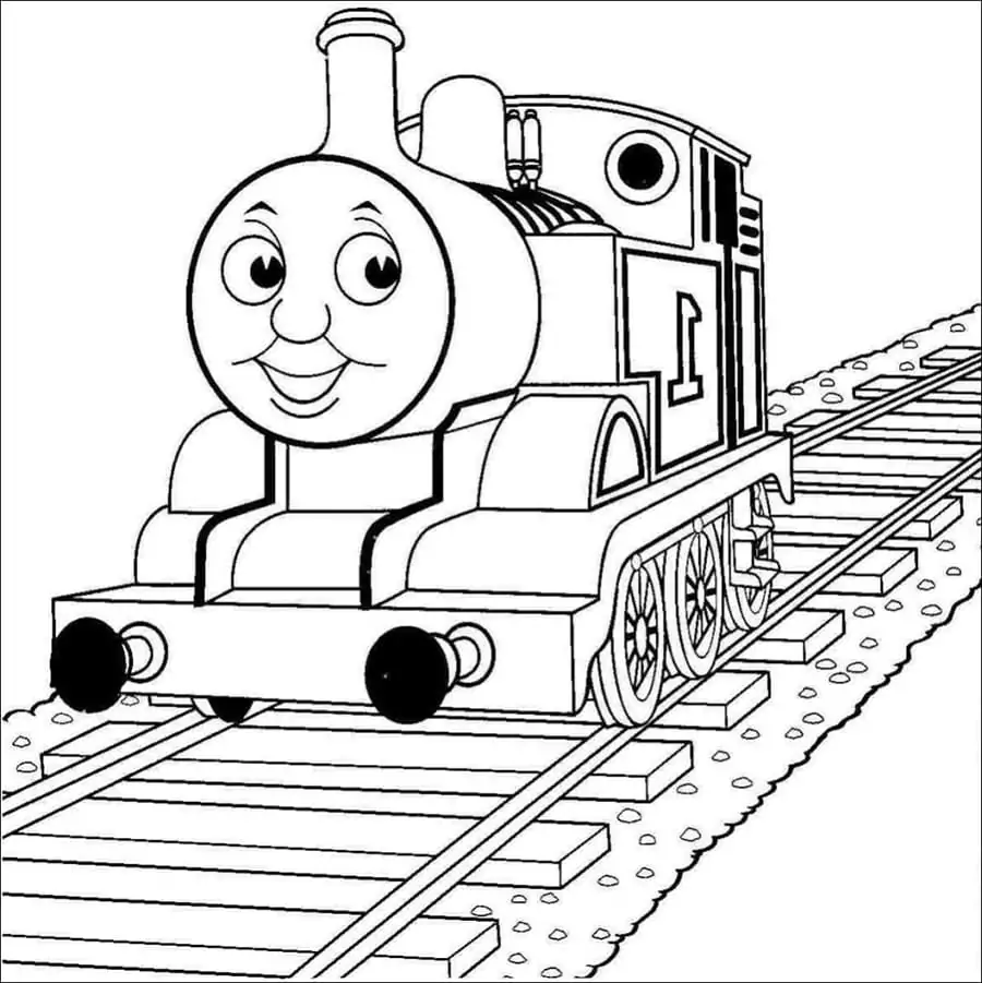 Cartoon Locomotive