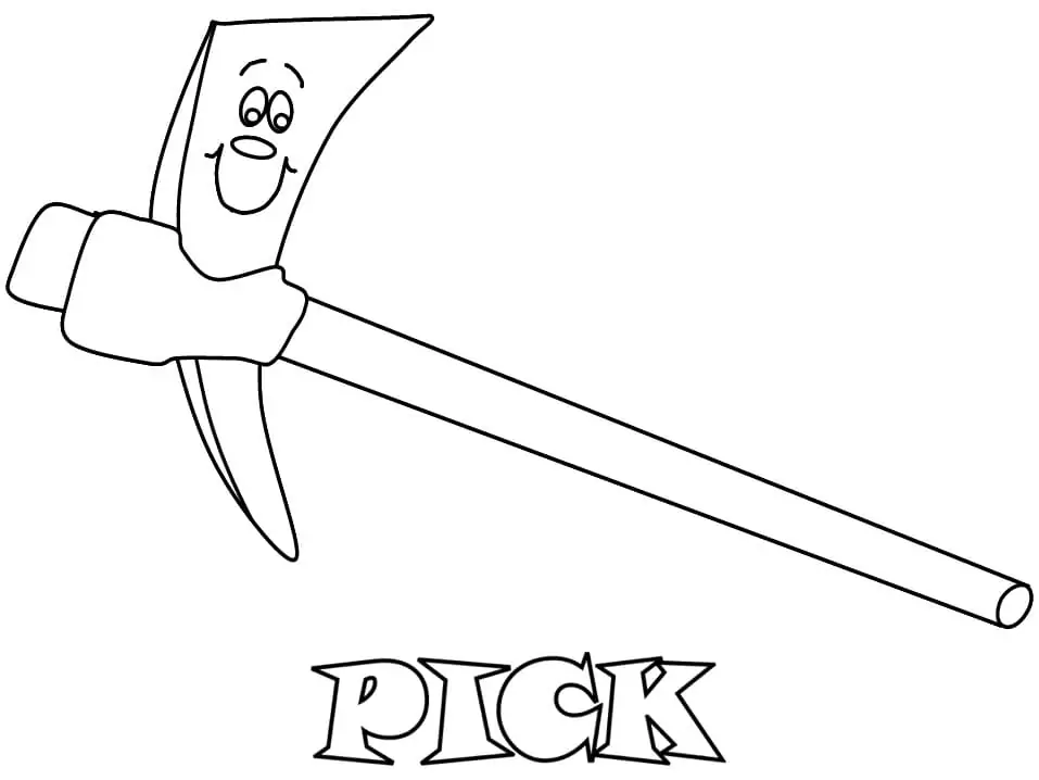 Cartoon Pickaxe