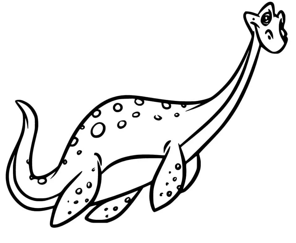 Cartoon Plesiosaurus