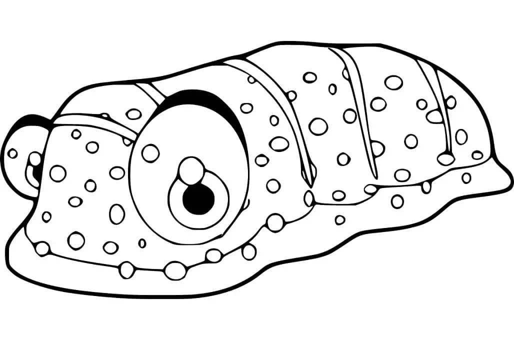 Cartoon Sea Cucumber