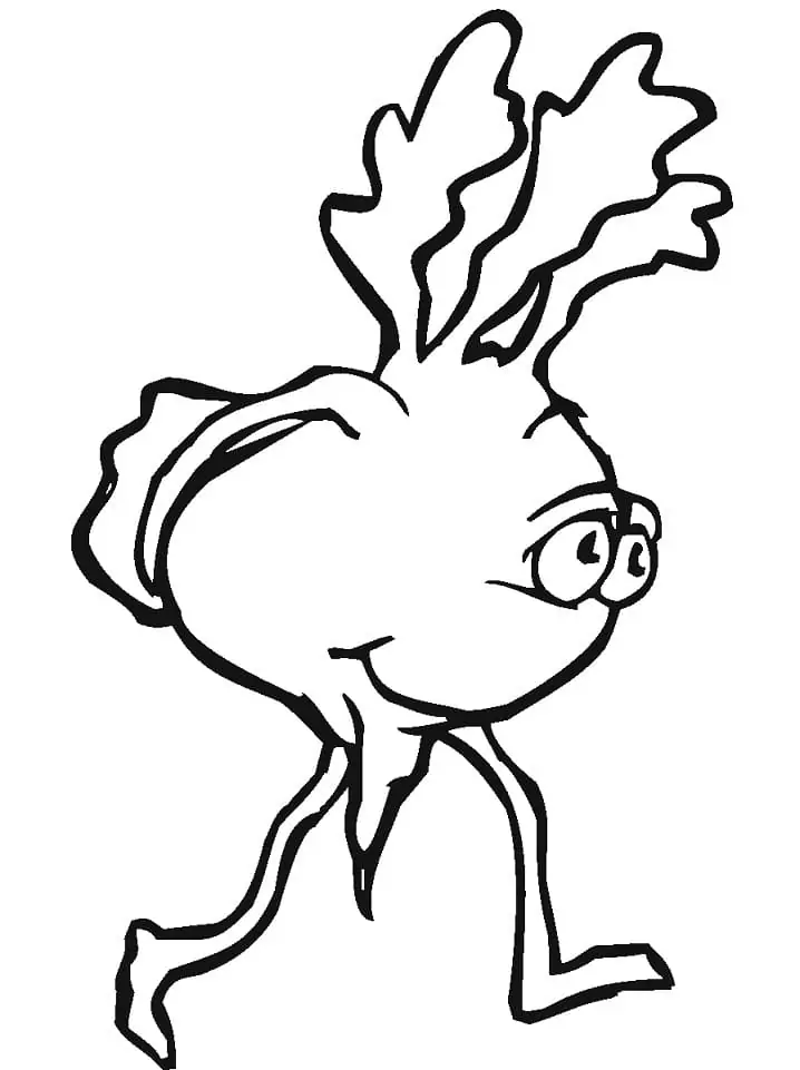 Cartoon Turnip