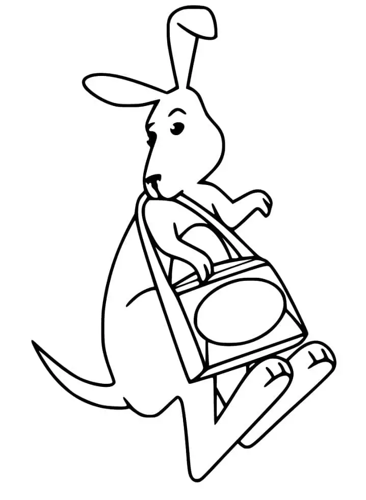 Cartoon Wallaby