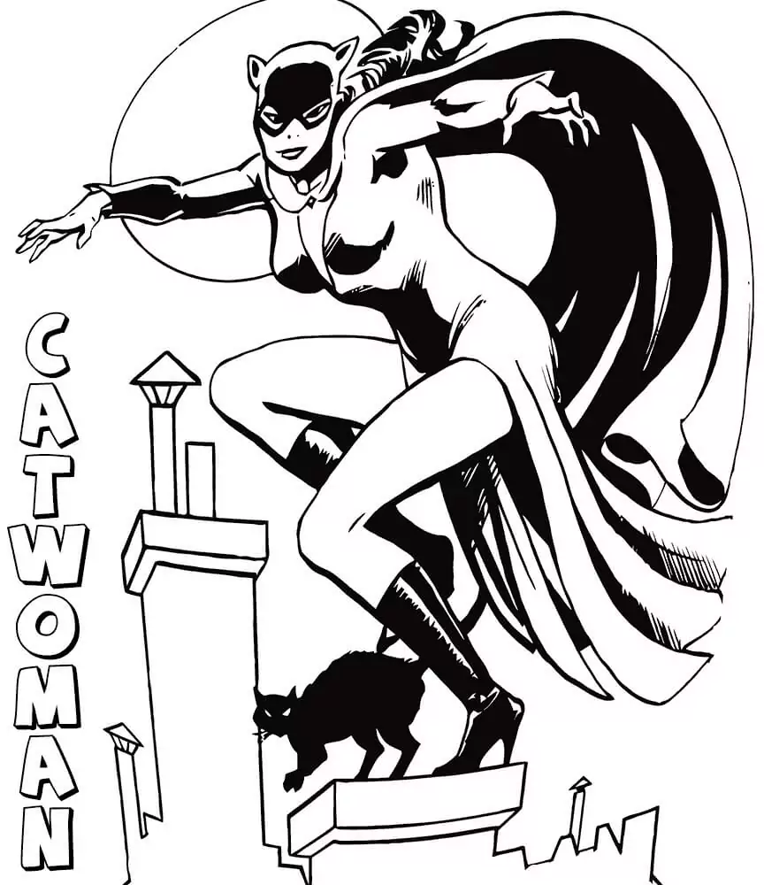 Catwoman and Cat