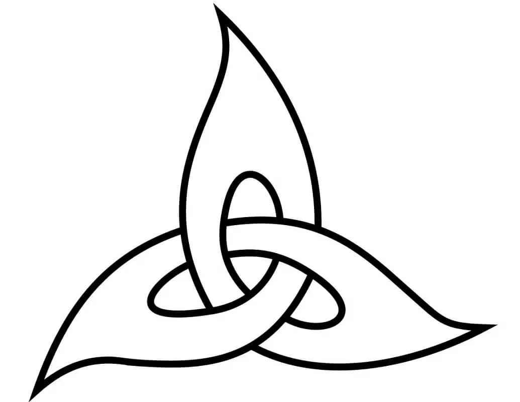 Keltischer Triquetra-Knoten