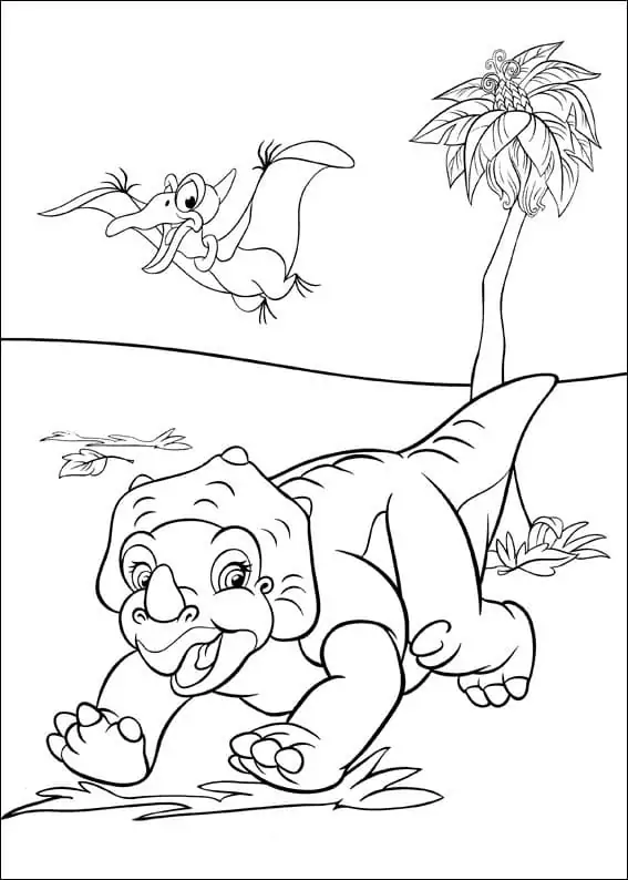 Cera and Petrie Land Before Time