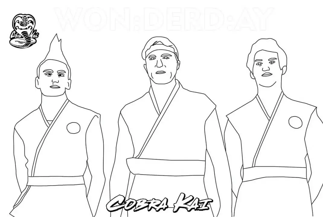 Characters from Cobra Kai