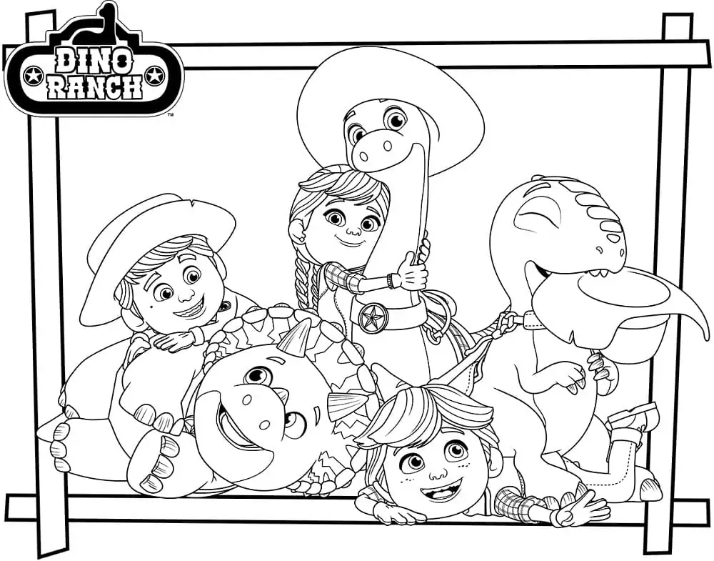 Characters from Dino Ranch