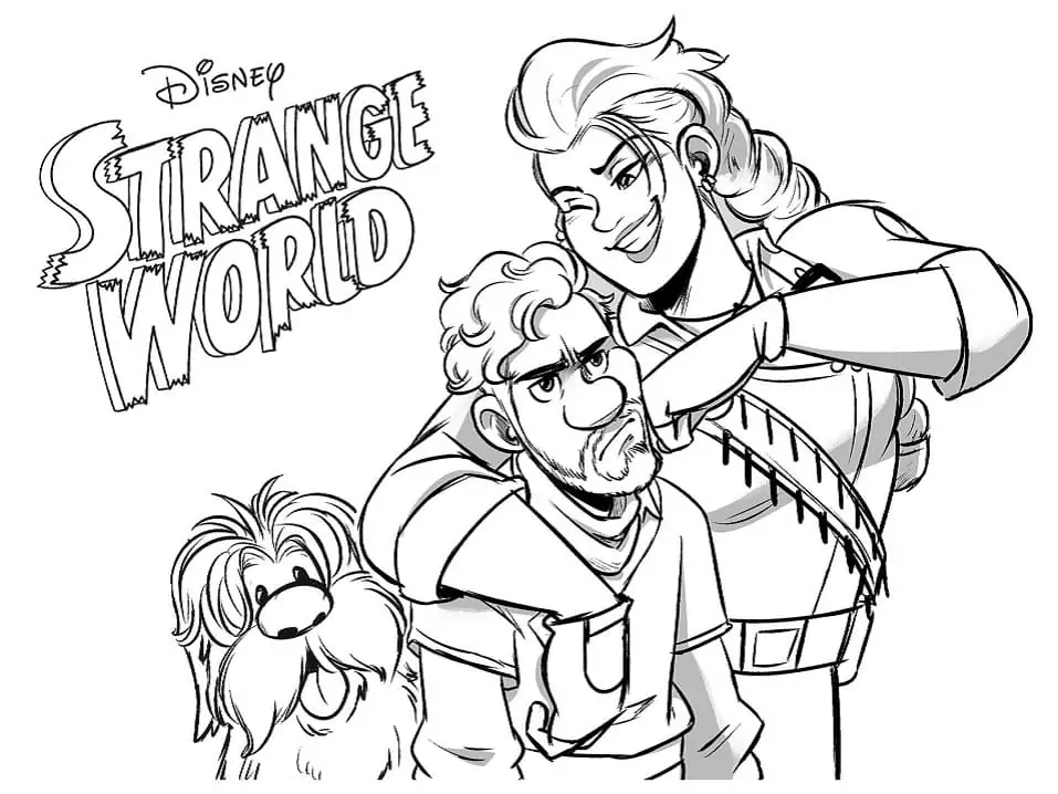Characters from Strange World