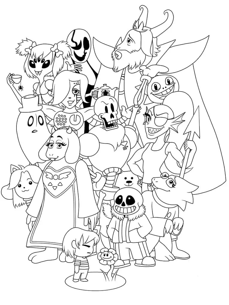 Characters from Undertale
