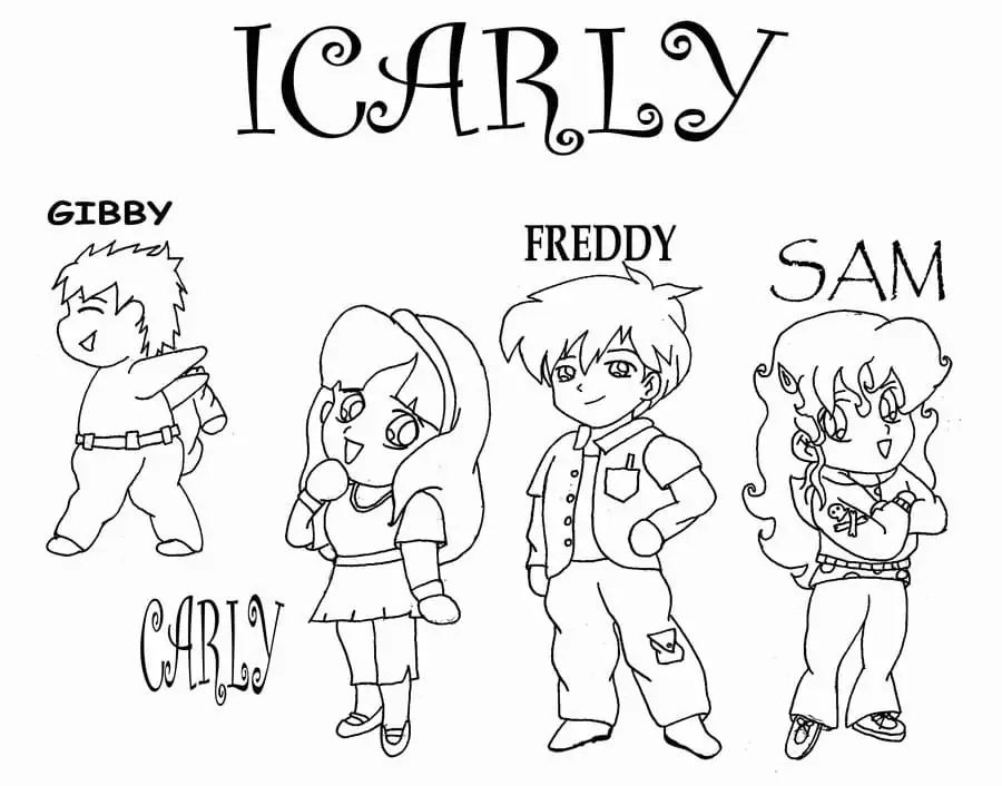 Characters from iCarly
