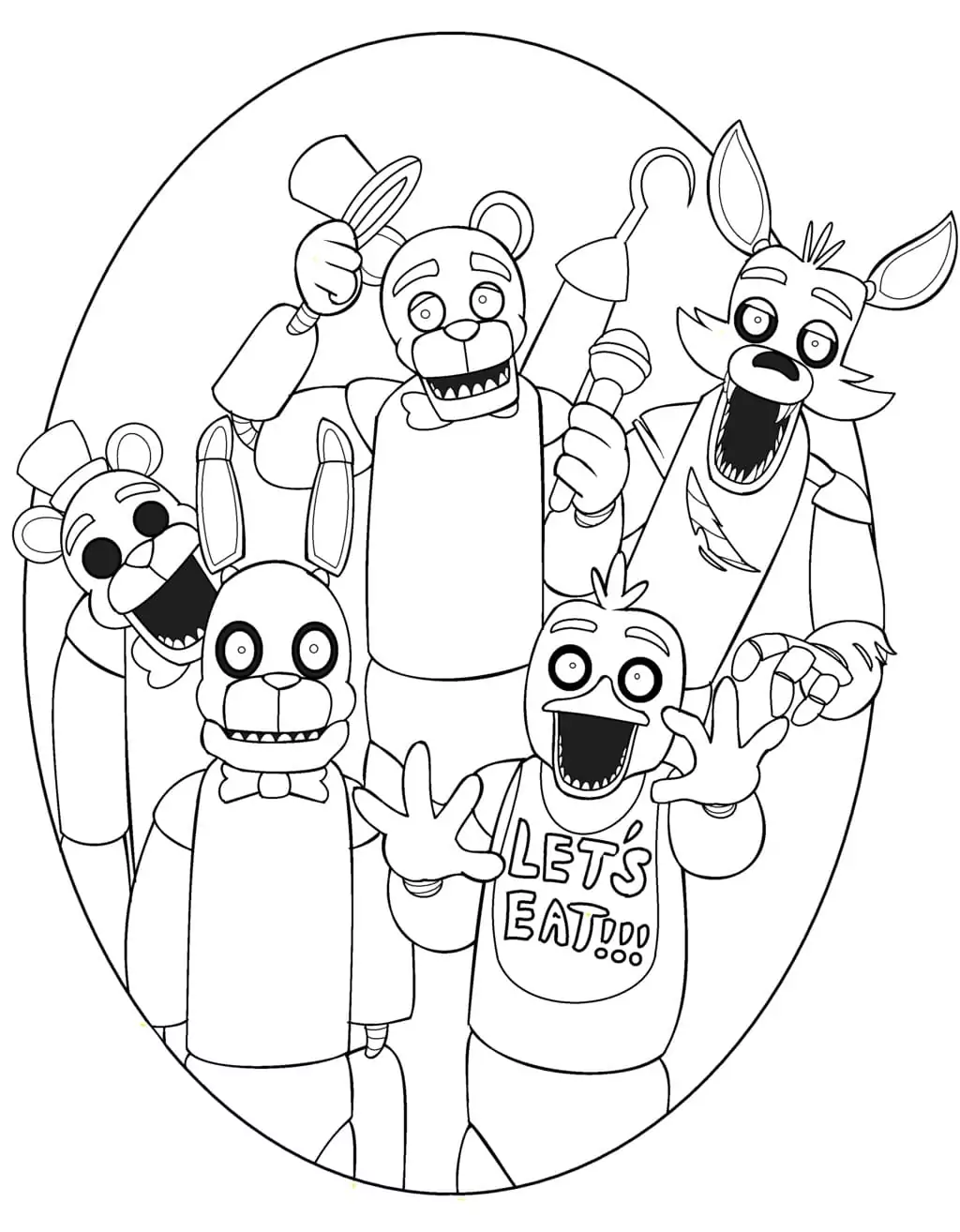 Characters in FNAF