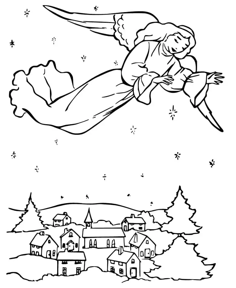 Christmas Angel is Flying