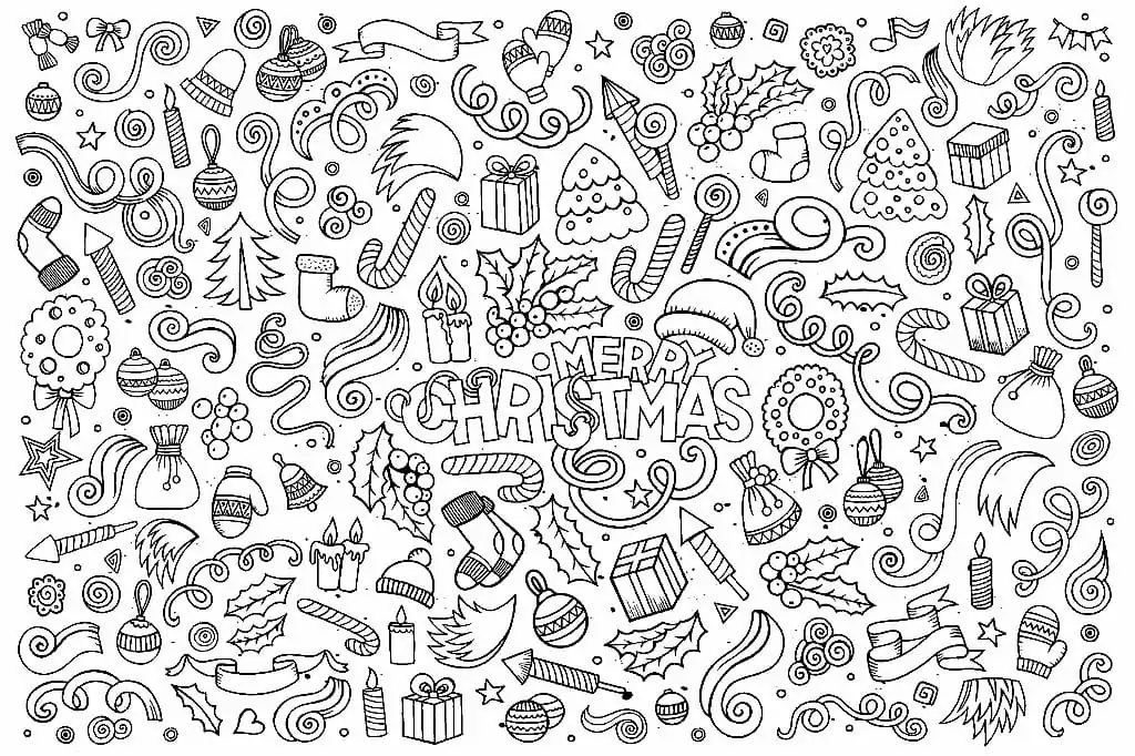 Christmas Doodles for Adults