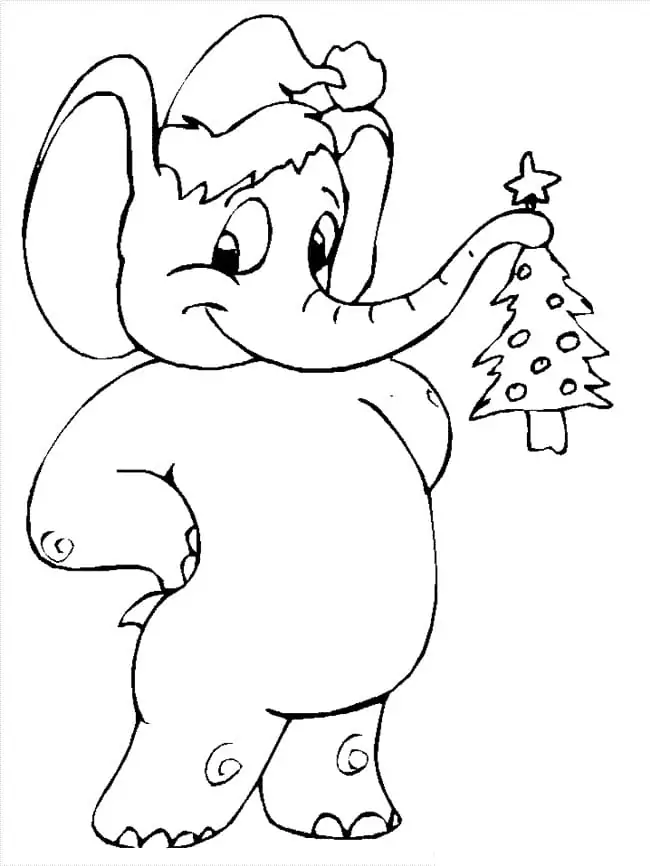 Christmas Elephant