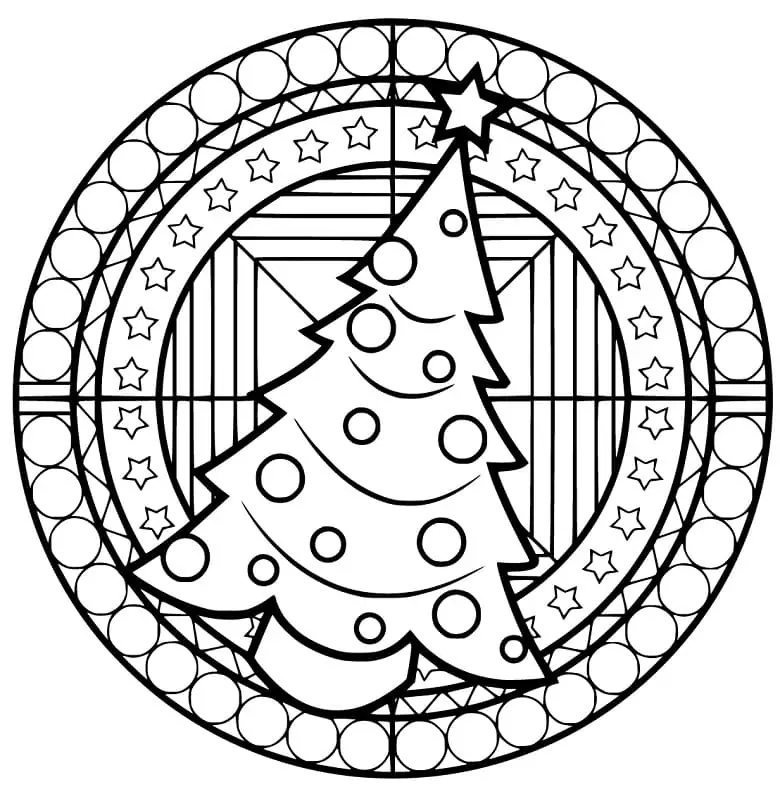 Christmas Mandala 23