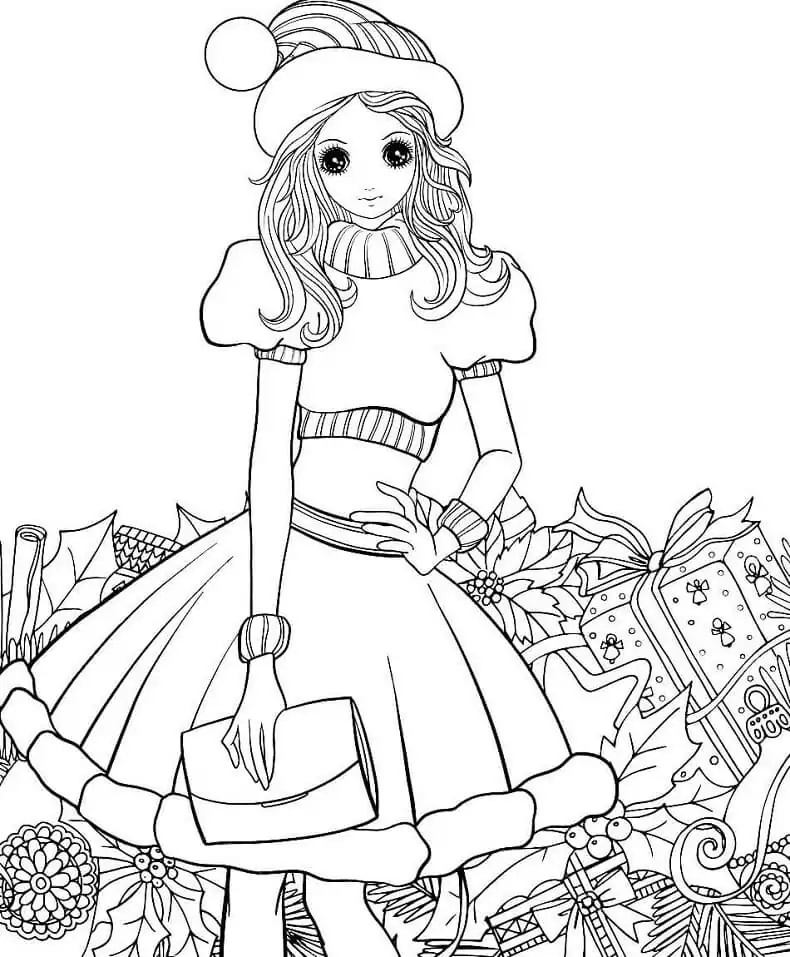 Christmas-Style-coloring-page