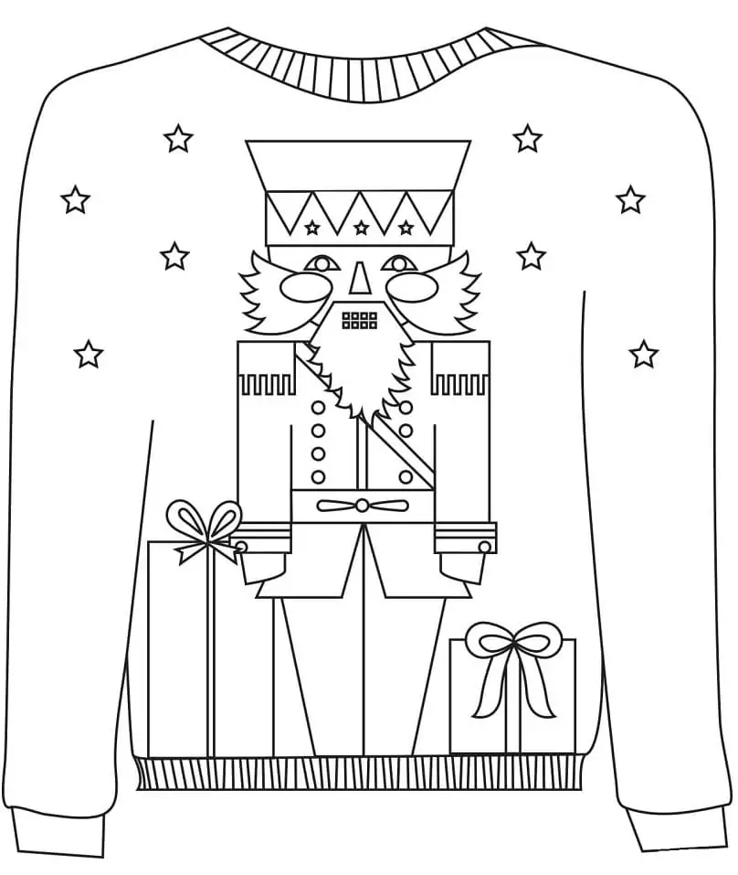 Christmas Sweater with Nutcracker
