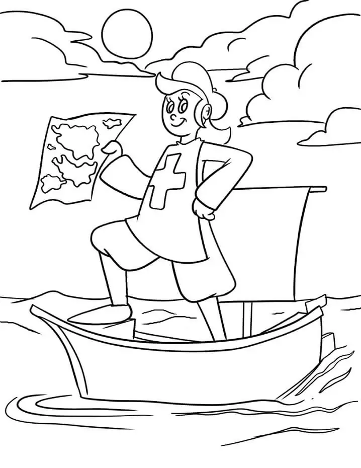 Christopher Columbus 17 Coloring Page - Free Printable Coloring Pages ...