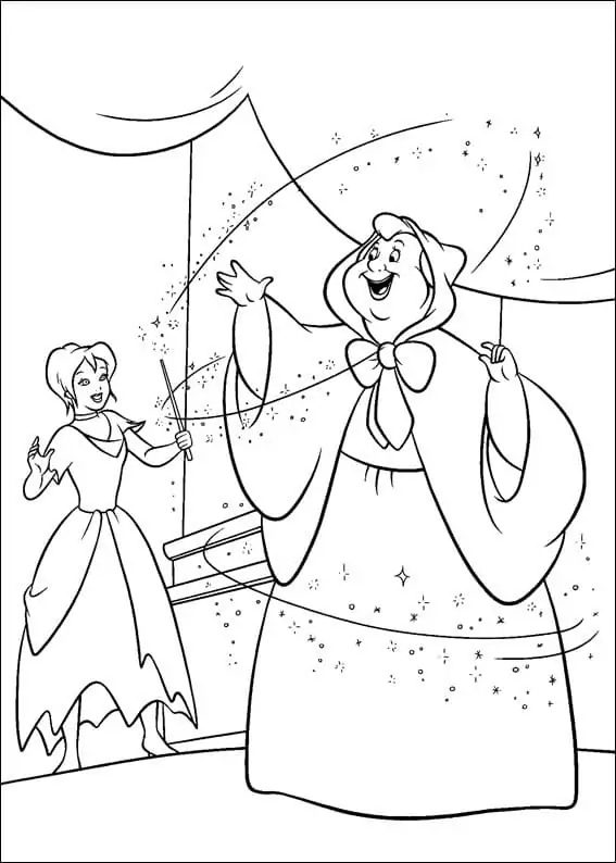 Cinderella Helps The Fairy