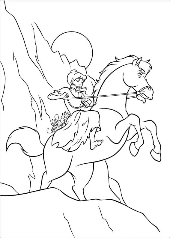 Cinderella on Horse