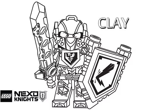 Clay Knight In Nexo Knights