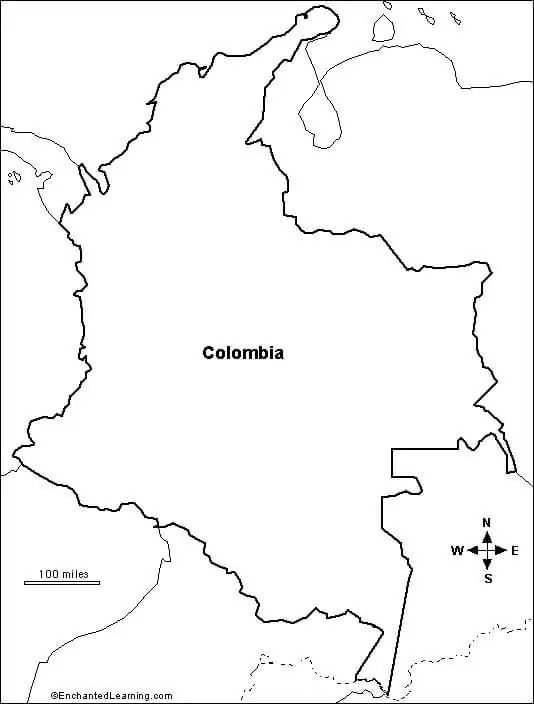 Colombia's Map