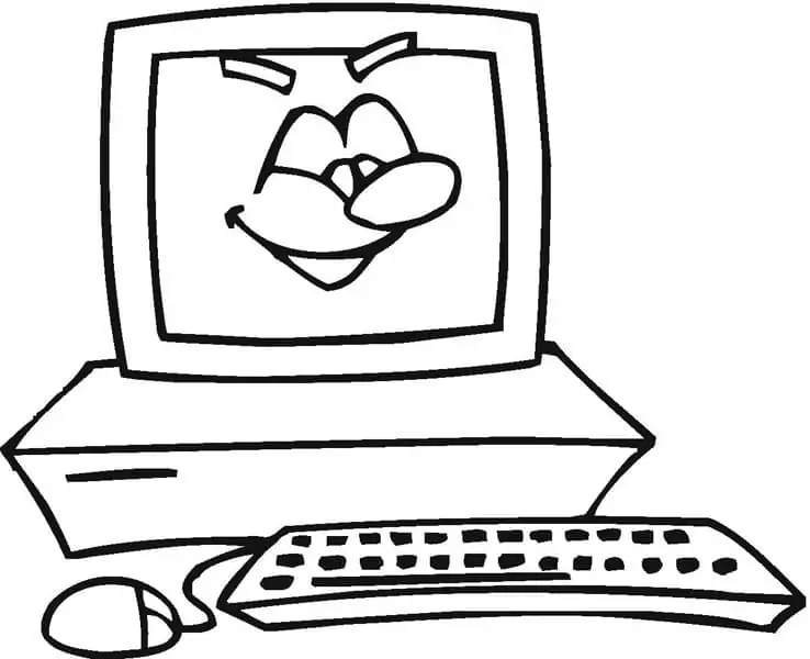 Using Computer Coloring Page - Free Printable Coloring Pages for Kids