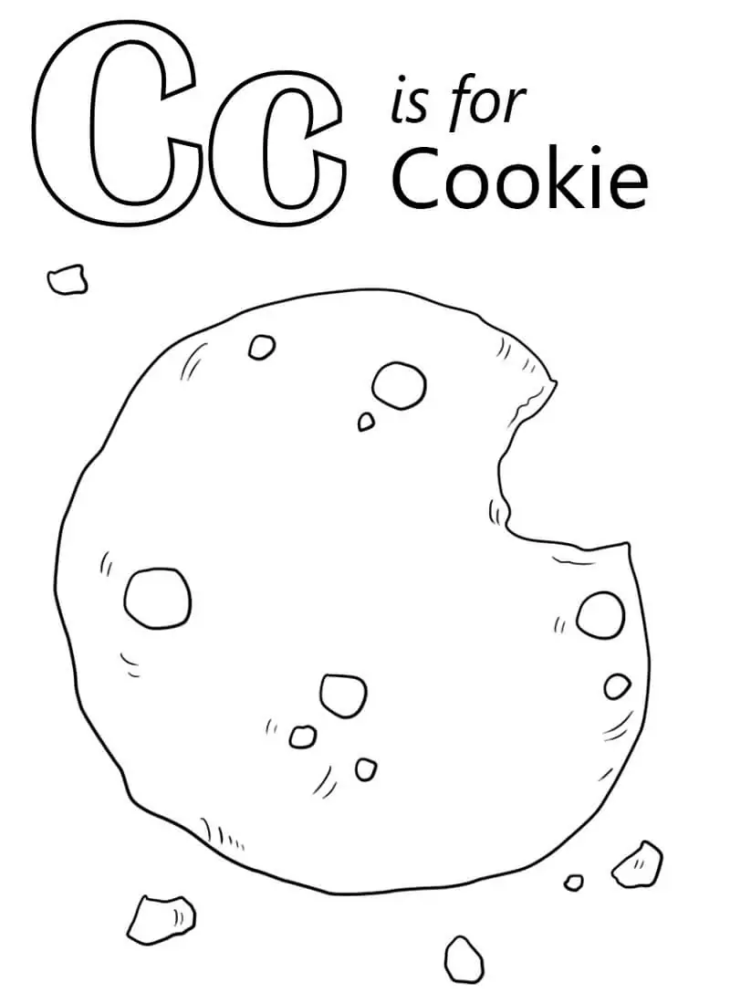 Cookie-Buchstabe C