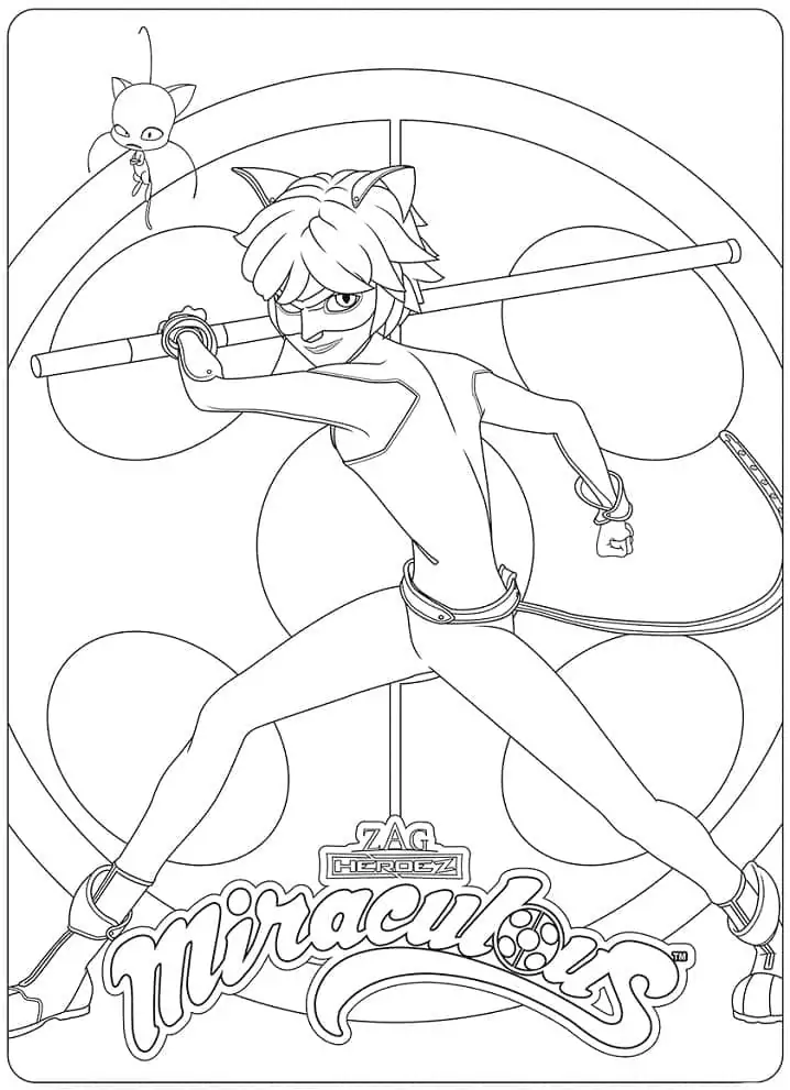 Miraculous: Tales of Ladybug & Cat Noir - Coloring Pages