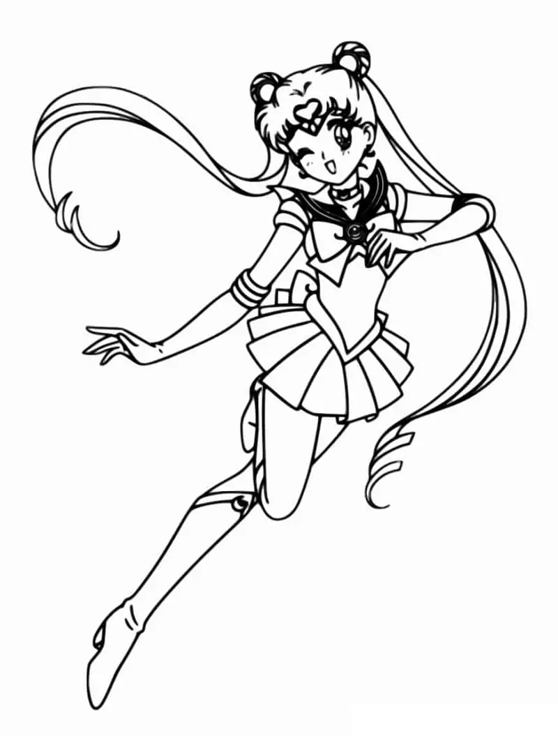 Sailor Moon Coloring Pages - Free Printable Coloring Pages for Kids