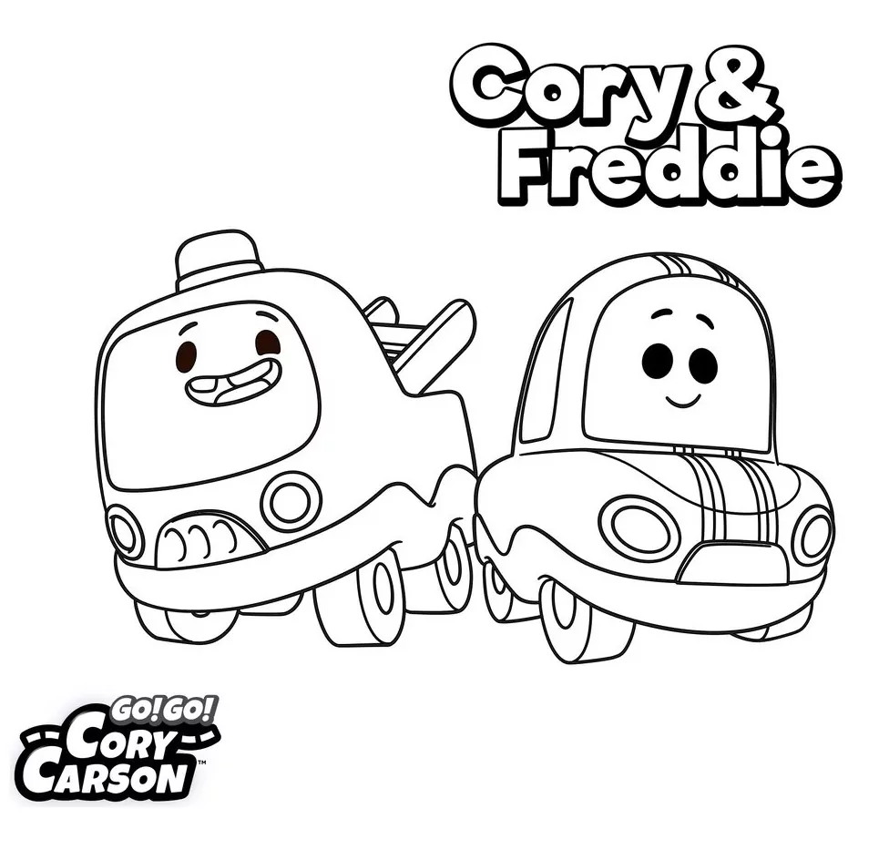 Cory und Freddie von Go! Los geht's! Cory Carson